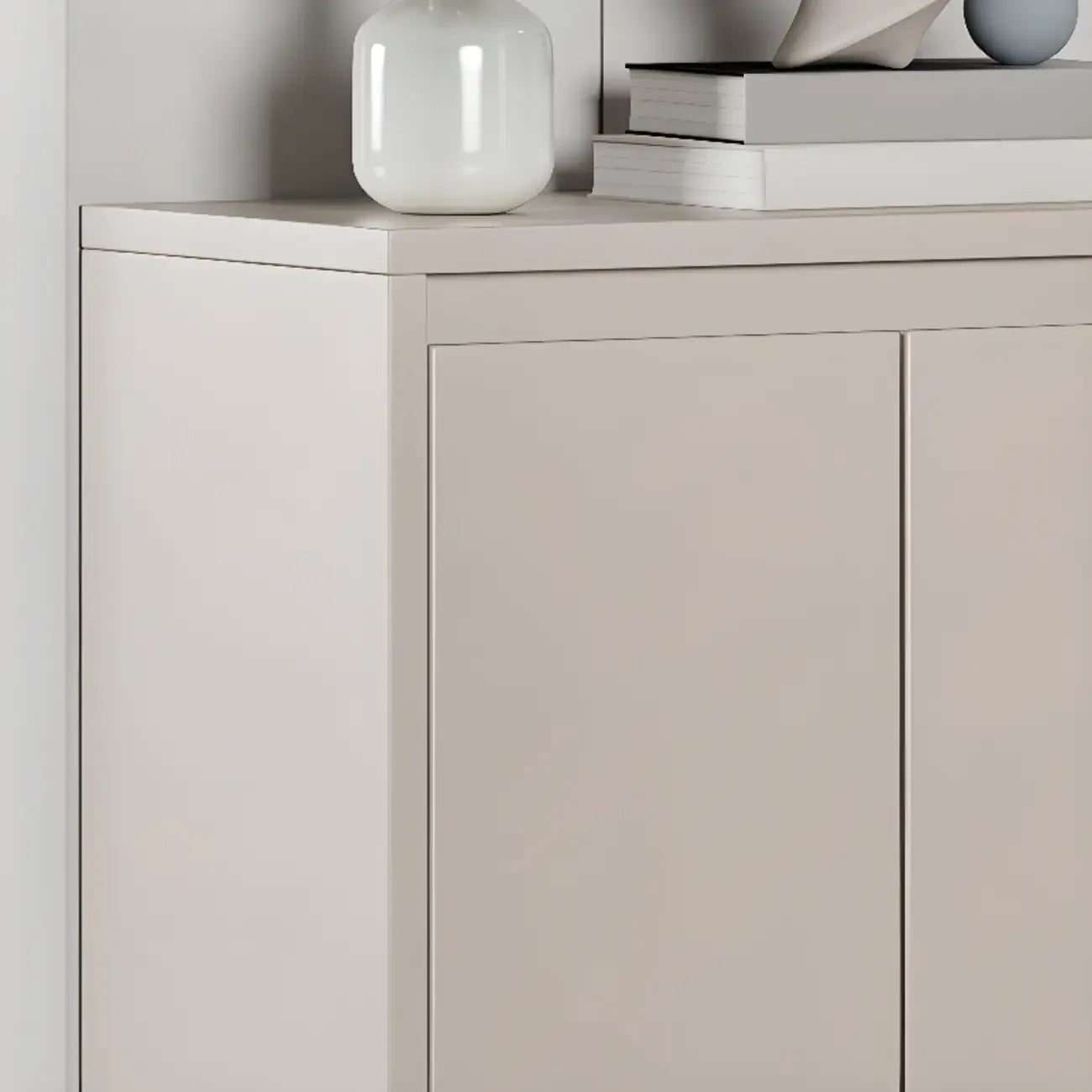 Modern Wood Shoe Rack with Drawers for Entryway