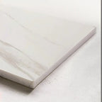 Trendy Narrow Stone Countertop 2 Tiers Drawer Nightstand