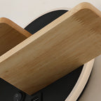 White Circular Acrylic LED Wall Sconce for Living Room Lighting