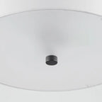 Modern Cylinder LED Semi Flush Ceiling Light for Living Room