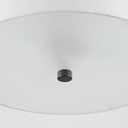 Modern Cylinder LED Semi Flush Ceiling Light for Living Room