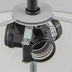 Modern Cylinder LED Semi Flush Ceiling Light for Living Room