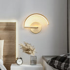 Indoor Minimalist Black LED Wall Sconce with Linear Fixture