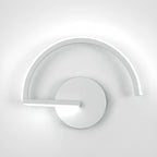 Indoor Minimalist Black LED Wall Sconce with Linear Fixture