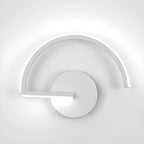 Indoor Minimalist Black LED Wall Sconce with Linear Fixture