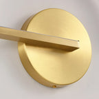 Indoor Minimalist Black LED Wall Sconce with Linear Fixture