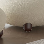 Modern Sherpa Oversized Side Chair Living Room