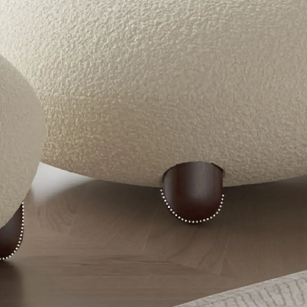 Modern Sherpa Oversized Side Chair Living Room