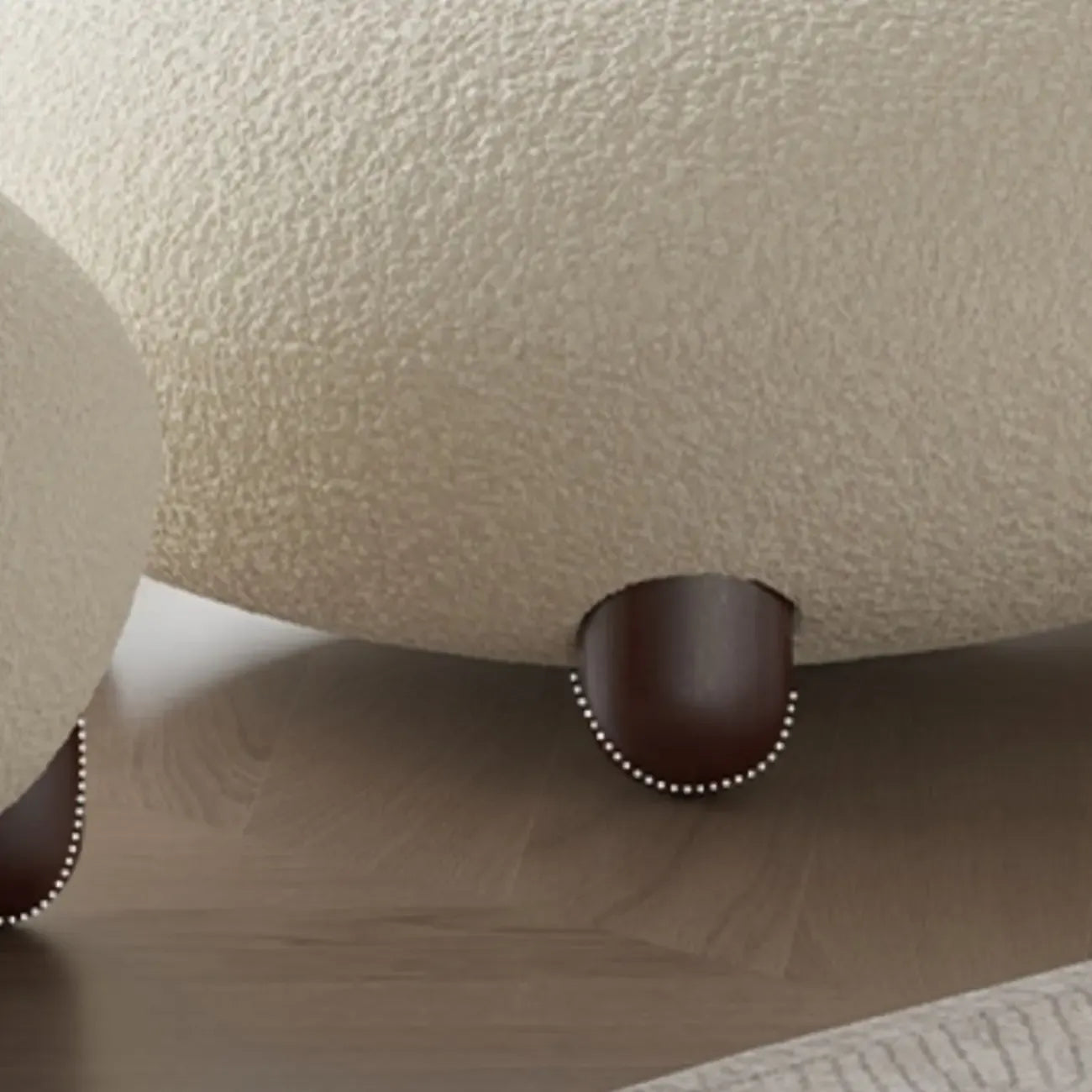 Modern Sherpa Oversized Side Chair Living Room