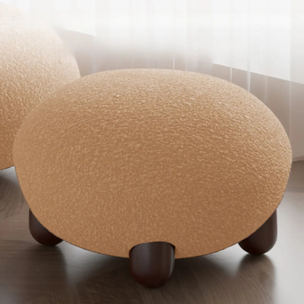 Modern Sherpa Oversized Side Chair Living Room