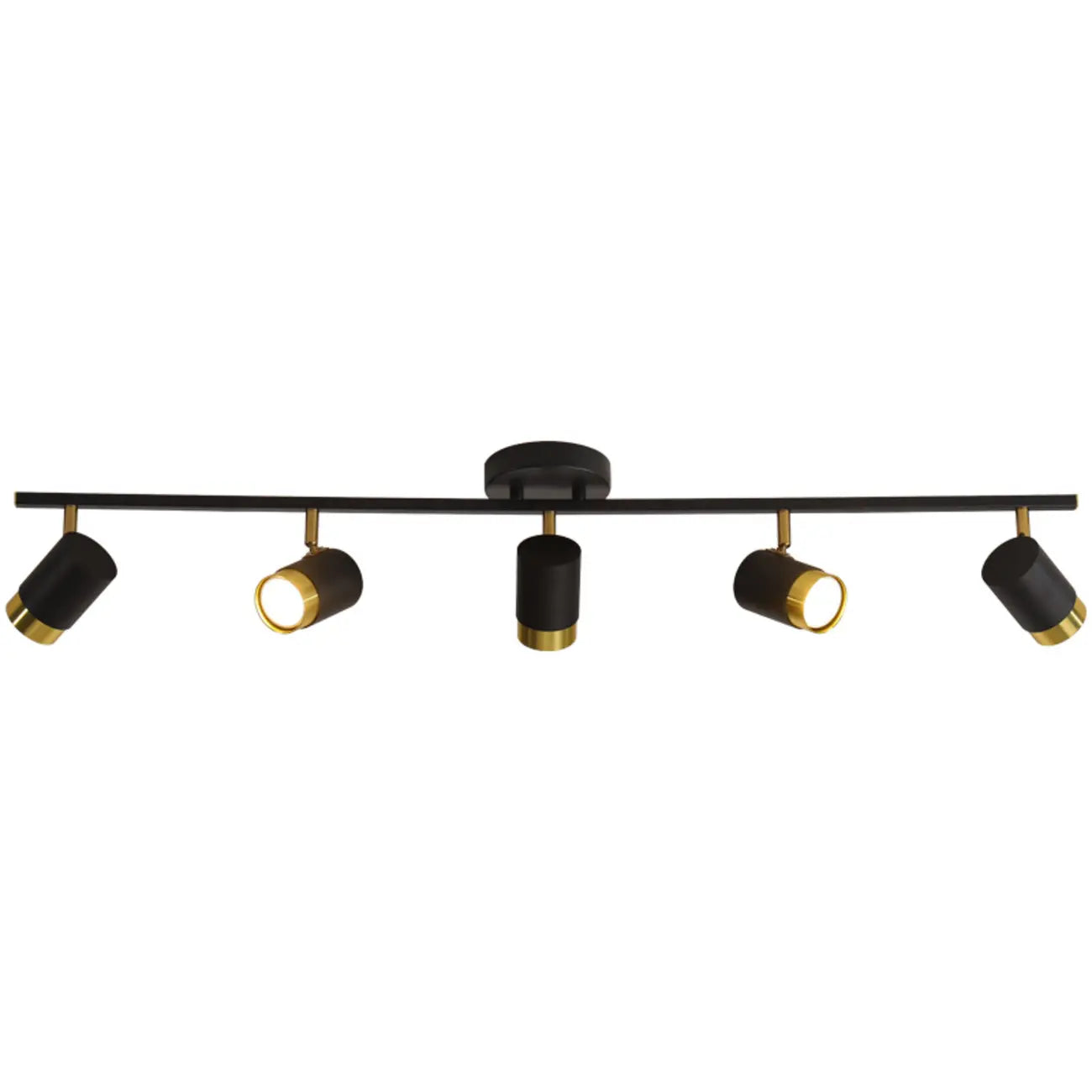 4-Light Modern Dimmable LED Track Lighting with Adjustable Head