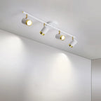 4-Light Modern Dimmable LED Track Lighting with Adjustable Head