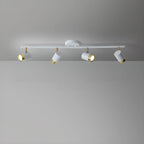 4-Light Modern Dimmable LED Track Lighting with Adjustable Head