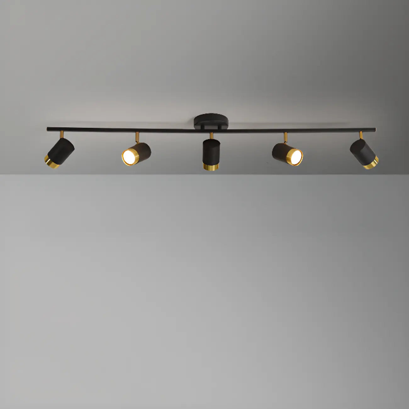 4-Light Modern Dimmable LED Track Lighting with Adjustable Head