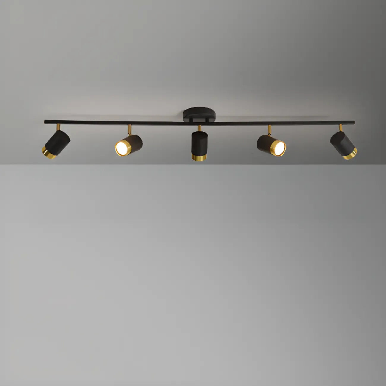 4-Light Modern Dimmable LED Track Lighting with Adjustable Head