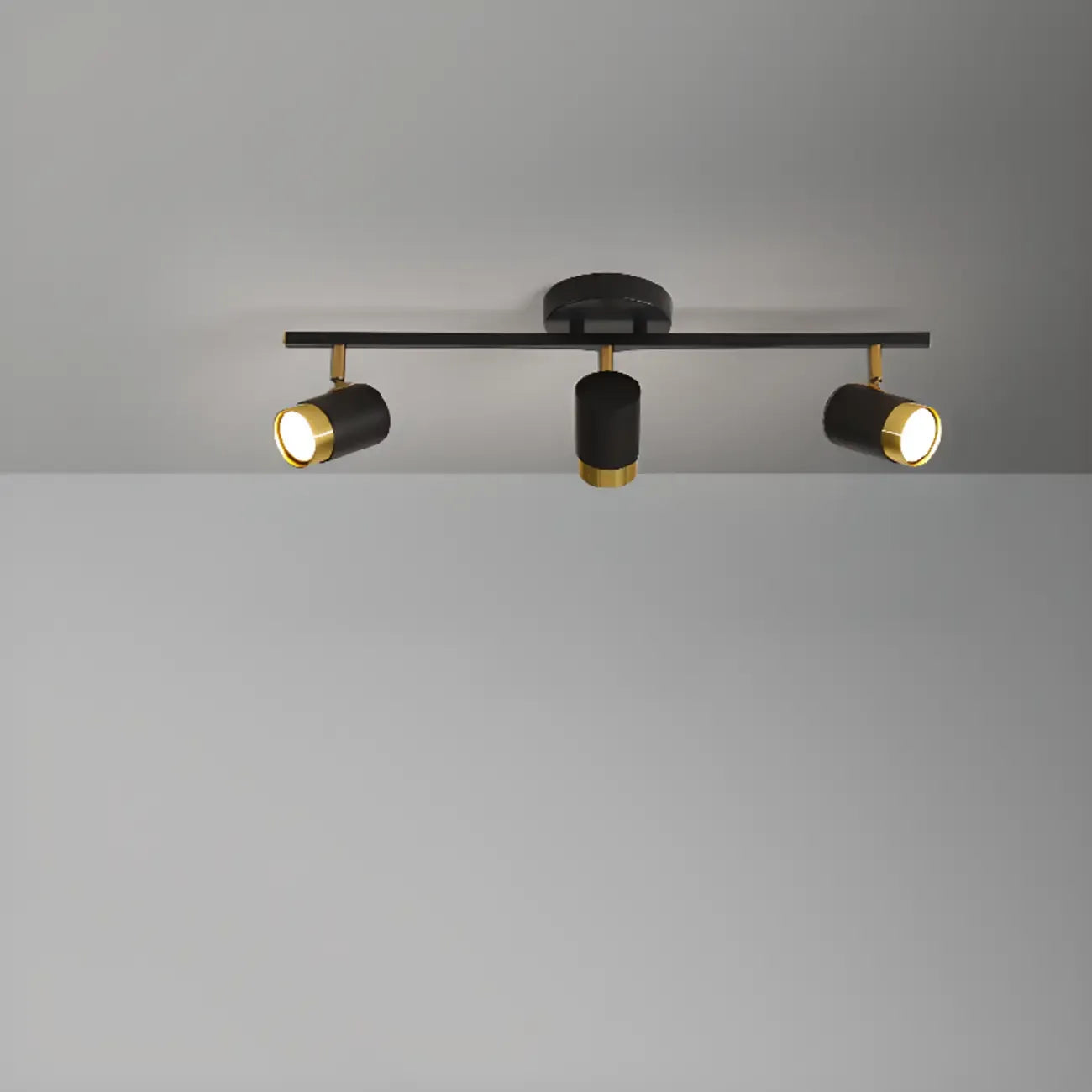 4-Light Modern Dimmable LED Track Lighting with Adjustable Head
