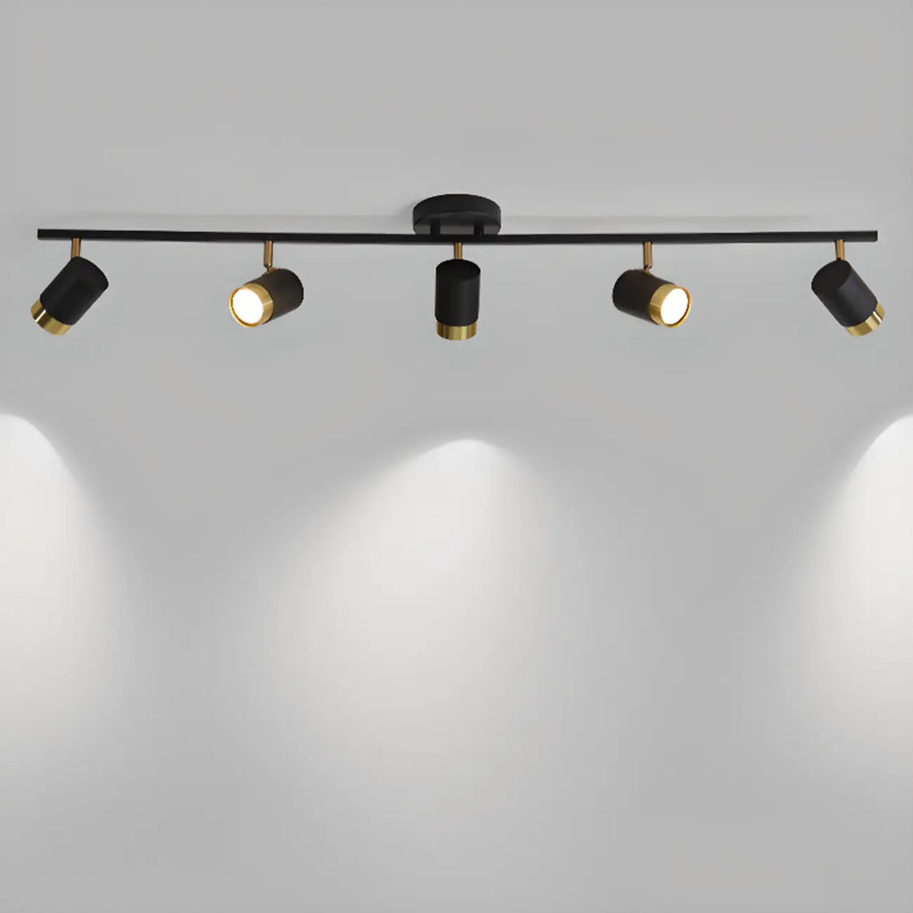 4-Light Modern Dimmable LED Track Lighting with Adjustable Head