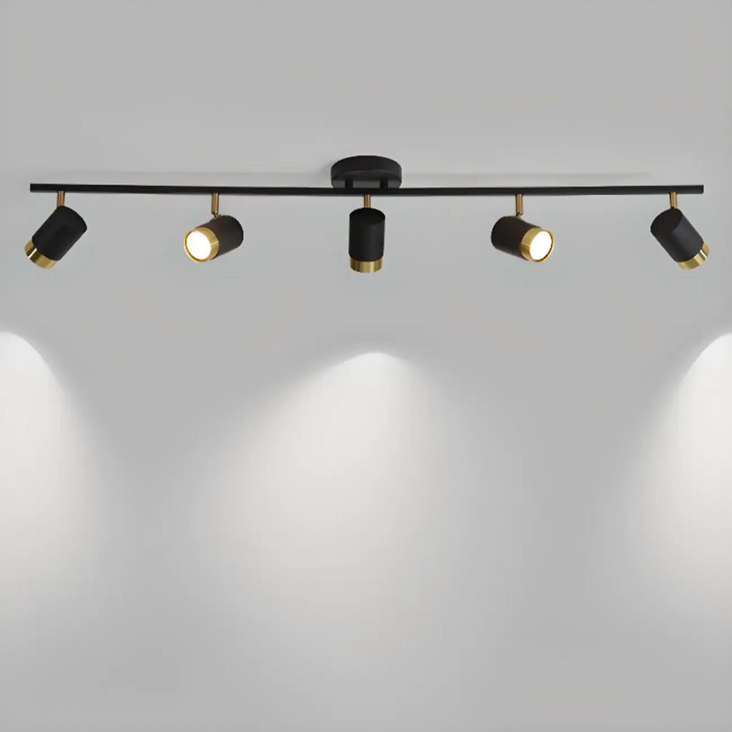 4-Light Modern Dimmable LED Track Lighting with Adjustable Head