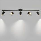 4-Light Modern Dimmable LED Track Lighting with Adjustable Head