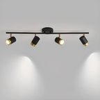 4-Light Modern Dimmable LED Track Lighting with Adjustable Head