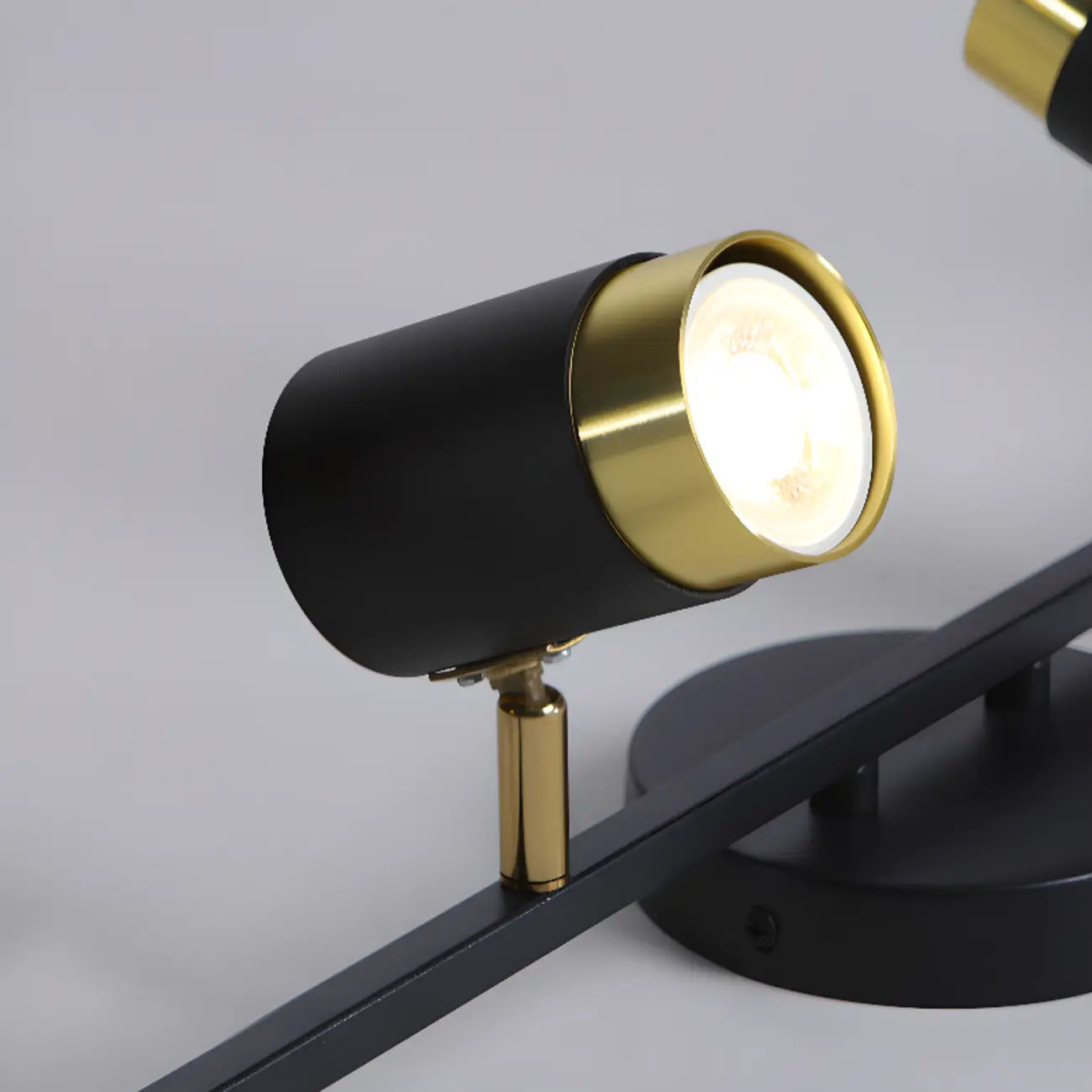 4-Light Modern Dimmable LED Track Lighting with Adjustable Head