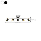 4-Light Modern Dimmable LED Track Lighting with Adjustable Head