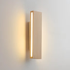 Rotatable Wood 2-Light LED Wall Sconce for Bedside Lighting