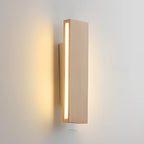 Rotatable Wood 2-Light LED Wall Sconce for Bedside Lighting
