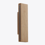 Rotatable Wood 2-Light LED Wall Sconce for Bedside Lighting