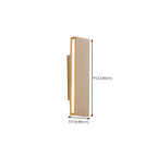 Rotatable Wood 2-Light LED Wall Sconce for Bedside Lighting