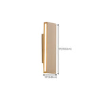 Rotatable Wood 2-Light LED Wall Sconce for Bedside Lighting