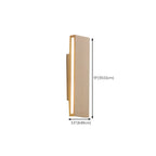 Rotatable Wood 2-Light LED Wall Sconce for Bedside Lighting