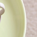 Scandinavian Plastic Round End Table with Tray Top for Bedroom