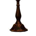 HomeyFad Vintage Stained Glass Dome Bronze Table Lamp