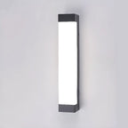 Third Gear Dimming Polymer Shade Outdoor Steel Wall Sconce