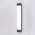 Third Gear Dimming Polymer Shade Outdoor Steel Wall Sconce