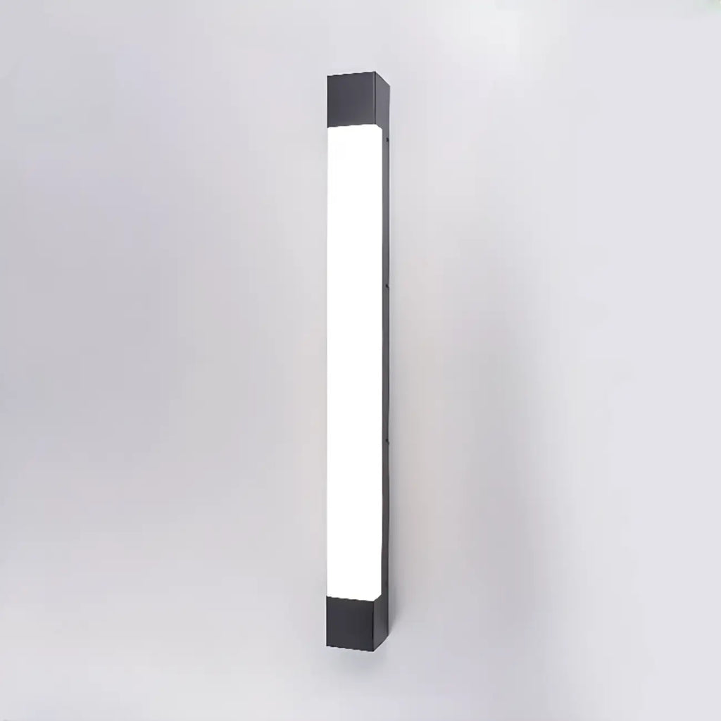 Third Gear Dimming Polymer Shade Outdoor Steel Wall Sconce