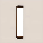 Third Gear Dimming Polymer Shade Outdoor Steel Wall Sconce