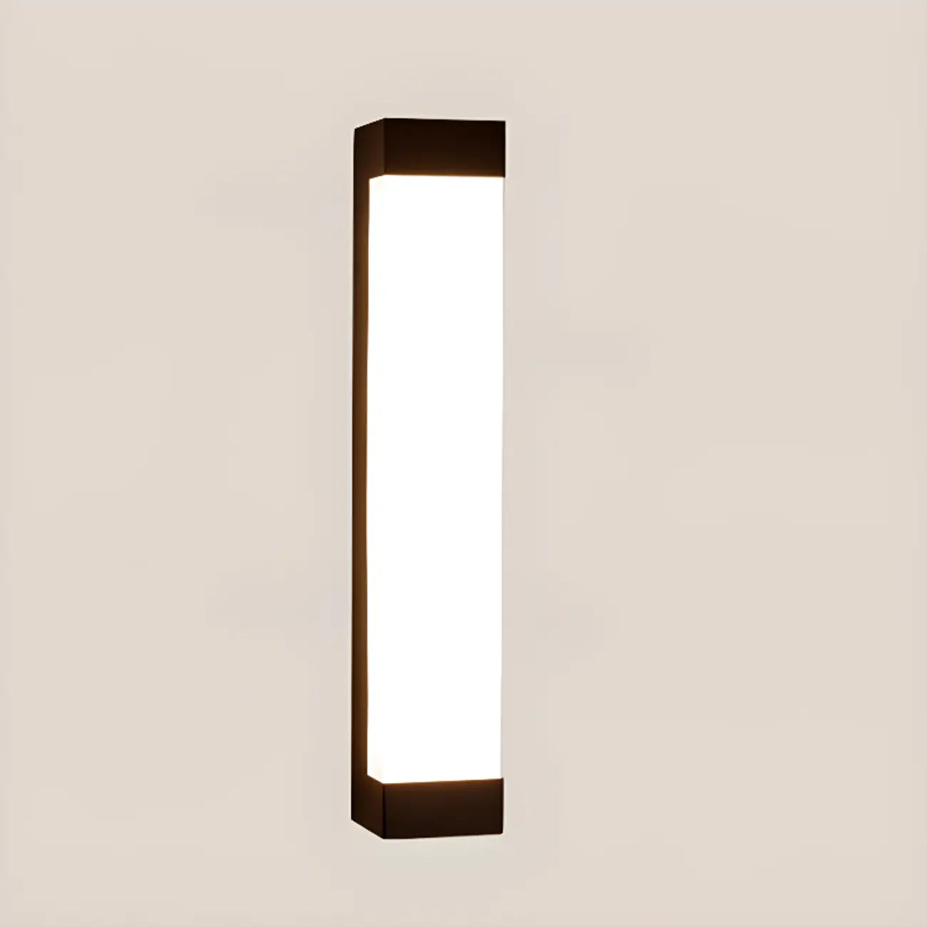 Third Gear Dimming Polymer Shade Outdoor Steel Wall Sconce