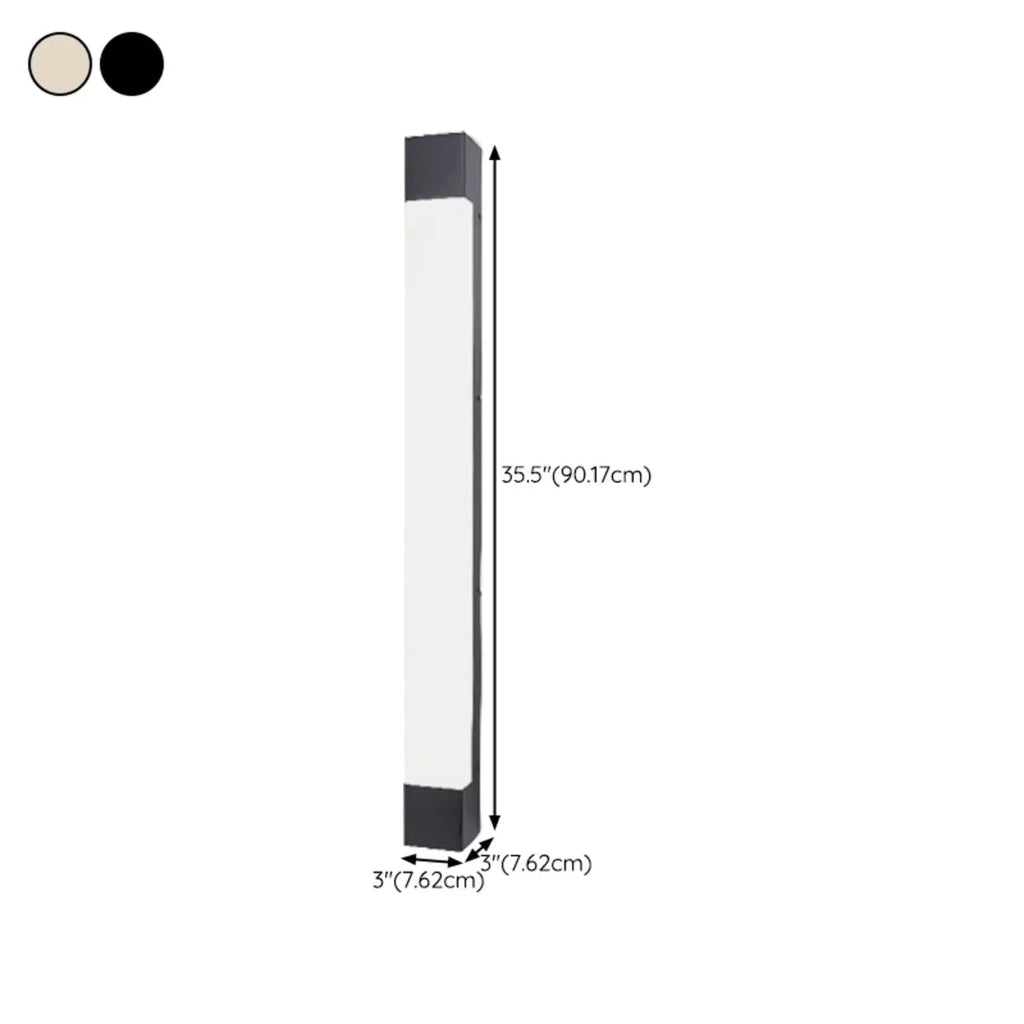 Third Gear Dimming Polymer Shade Outdoor Steel Wall Sconce