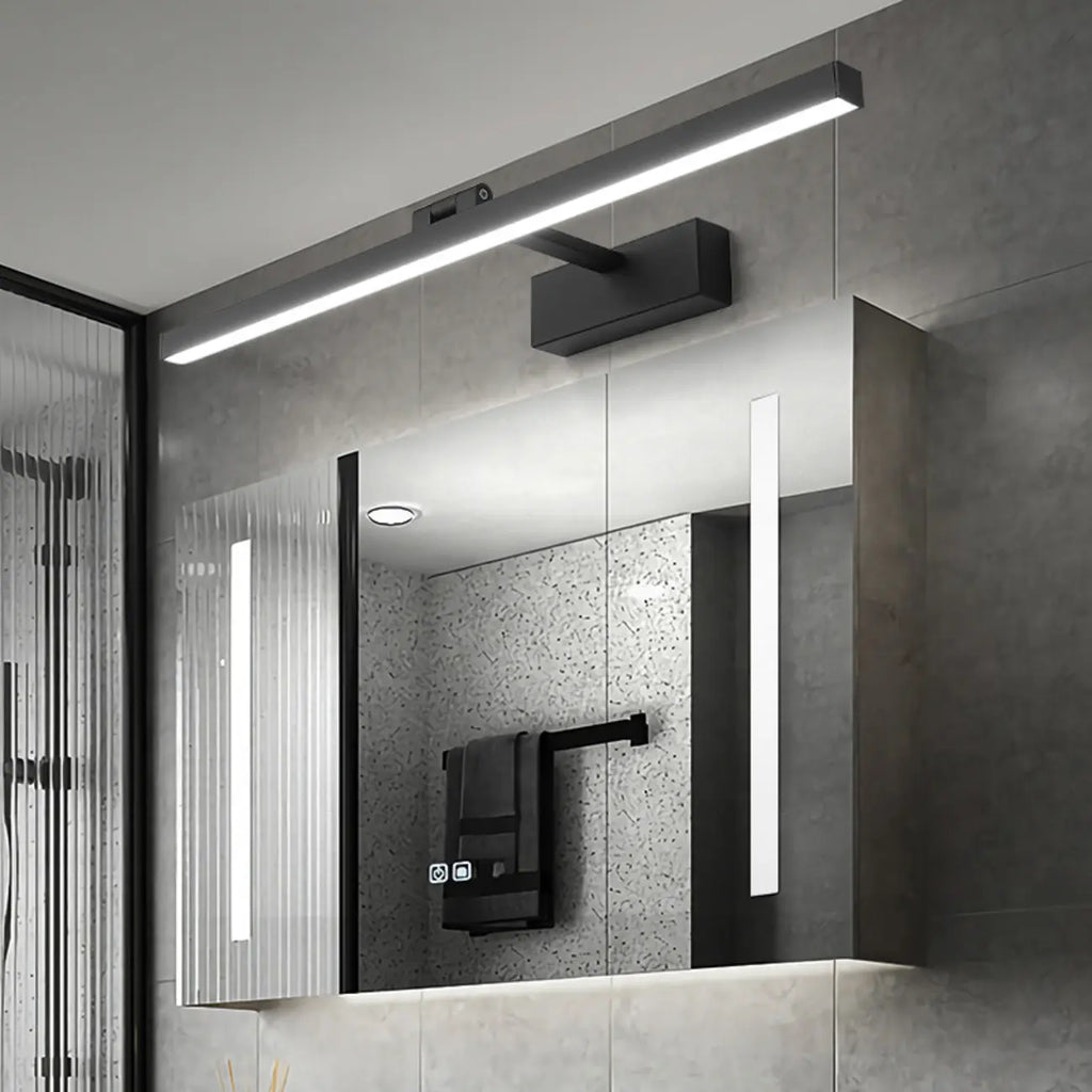 Stylish Black Linear LED Bathroom Vanity Light