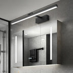 Stylish Black Linear LED Bathroom Vanity Light