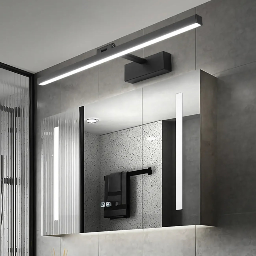Stylish Black Linear LED Bathroom Vanity Light