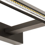 Stylish Black Linear LED Bathroom Vanity Light