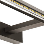 Stylish Black Linear LED Bathroom Vanity Light