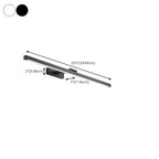 Stylish Black Linear LED Bathroom Vanity Light