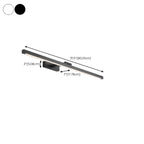 Stylish Black Linear LED Bathroom Vanity Light