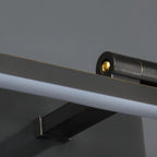 Minimalist Linear Metal Vanity Light 3-Gear Dimming for Bathroom