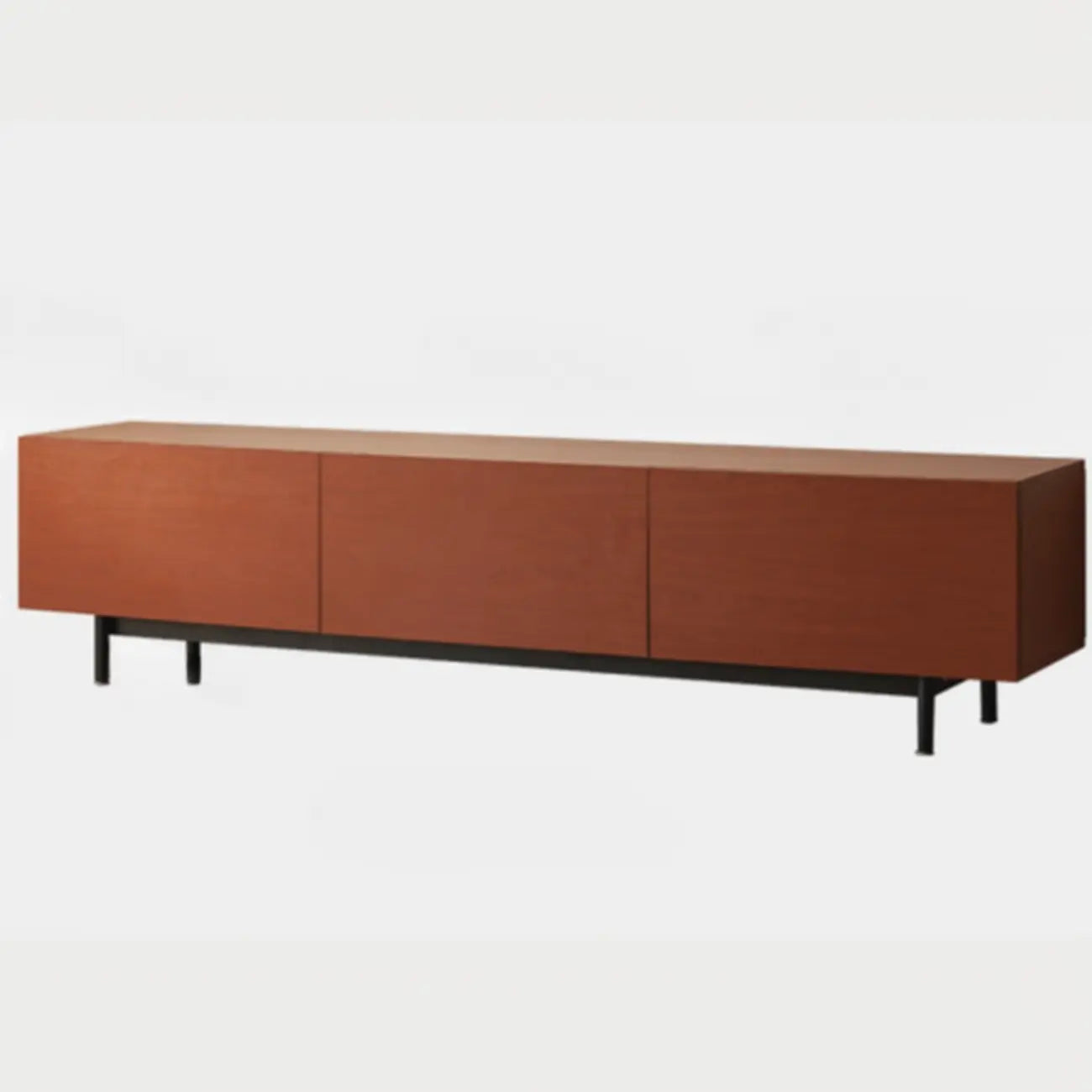 Mid-Century Modern Wood TV Cosole with Storage