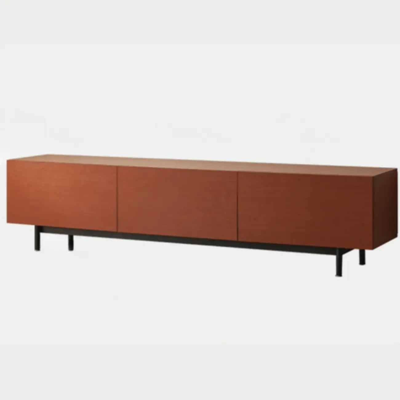 Mid-Century Modern Wood TV Cosole with Storage